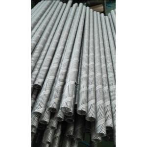 stainless steel tube spiral welded 316L perforated air center core 304 metal pipes filter frames filter elements