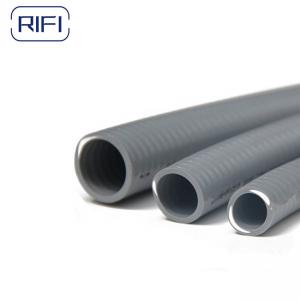 China Nonmetallic Weatherproof 2 Inch Pvc Conduit Liquid Tight Flexible Grey  UL supplier