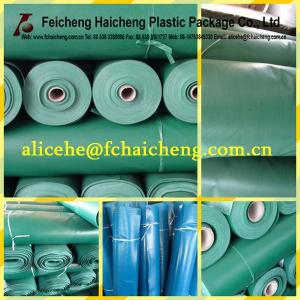 China pvc coated polyester fabric tarpaulin rolls supplier