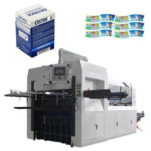 China Square Craft Stamp Slice Paper Cup Die Cutting Machine With PLC HMI supplier