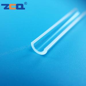 High Purity Optical Quartz Rod Clear U Shaped For Fiber Combiner