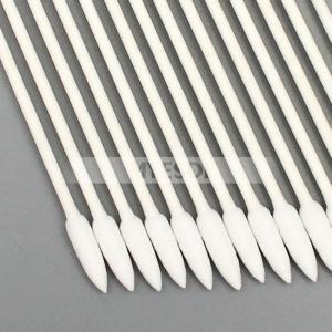 China Double Pointed Tip Cleanroom Swab Dust Free Sharp Point Long Cotton Buds supplier