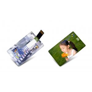 China CMYK Logo UV Colorful Print Credit Card USB Sticks 2.0 3.0 15MB/S supplier