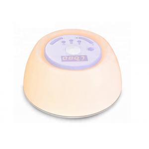 Sunrise Simulation Wake Up Lamp Alarm Clock Compact Design With Long Lasting Battery