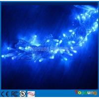 China Hot sale 220V blue100led Christmas flashing string lights 10m on sale