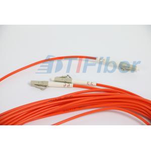 China FTTH LC / APC 1 X 2 splitter optical fiber With 3.0mm G657A Fiber Cable supplier