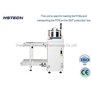 Push PCBs from Magazine to Downstream Conveyor with HS-330LD PCB Loader