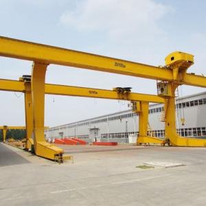 China Double chariot sur rail 50t Goliath Single Girder Gantry Crane supplier