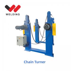2.5 Tons Pipe Welding Roller Chain Turner For Long Strip Workpiece 4 Columns