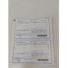Custom de 8.5 "x11" de 3 capas NCR Air Waybill for Express Scan Barcode Waybill