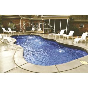 OEM Outdoor Free Standing Fiberglass in Ground Swimming Pool for Home Use