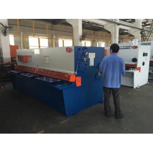 China Swing Beam Sheet Metal Shearing Machine CNC System 6 Mm Cutting Thickness supplier