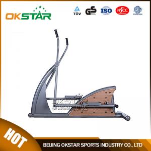 China wholesale outdoor fitness equipment park wood outdoor elliptical trainer supplier