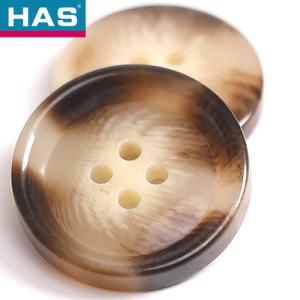 China Botón de forma redonda ecológica de 28 mm Botón de cuatro agujeros personalizado on sale