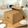 China Moving Boxes With Reinforced Handle And Lids, Kitchen Moving Boxes with Reinforced Handle Lid Packing Supplies for Dishes and Glassware STOR/File Medium-Duty File Storage Boxes, FastFold wholesale