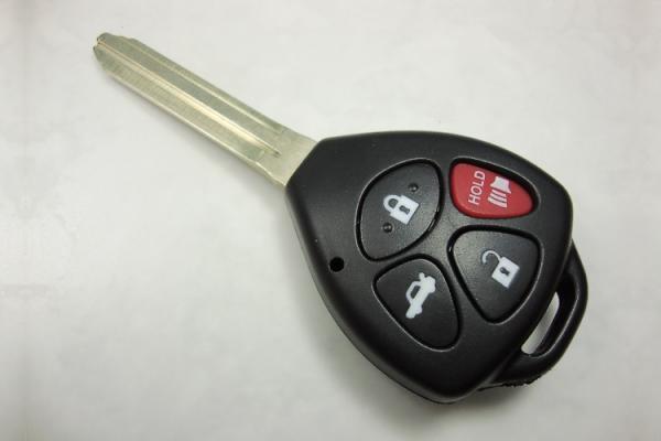 toyota replacement  folding remote keys with high hardness