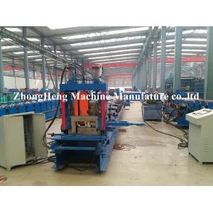 China High Precion Hot Rolled C Z Purlin Roll Forming Machine For Steel Workshop supplier
