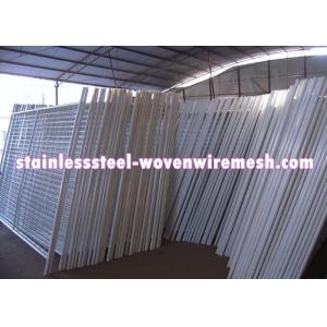 White Vinyl Coated Welded Wire Mesh Fencing Metal Mesh Fence Oxidation Resistance