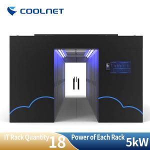 120 KVA Modular Data Centers Computer Room Hot Aisle Cold Aisle System