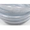 China Food Grade Flexible Clear PVC Braided Hose , Braided Water Hose Cold Resistant wholesale