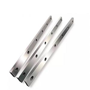 Serrated Blade Edge Sheet Metal Shear Blades with Customized Cutting Angle and Finish