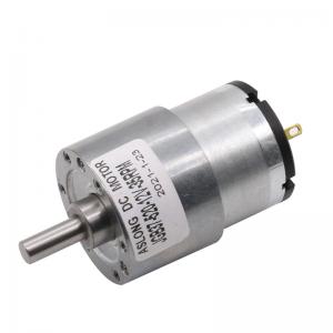 China 37mm 12V 7RPM Small DC Gear Motors High Torque Electric Motors supplier