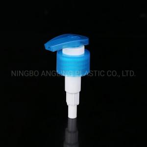 China 28/410 Blue Ribbed Lotion Pump for Hand Pump 2cc 4cc Output Fast Delivery supplier