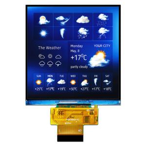 China 4 Inch Square TFT LCD Display 480x480 Resolution With ST7701S wholesale