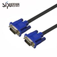 China Multimedia VGA Monitor Cables To Connect Laptop Tv Gold Plated PVC Jacketed on sale