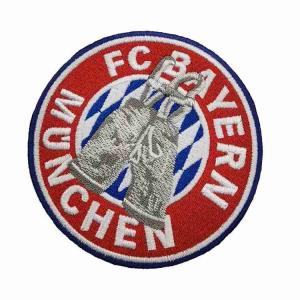 China Linha gravada autoadesiva do algodão de Team Iron On Patches Washable do futebol supplier
