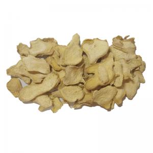 China 1000cfu/G 7mm Spicy Dehydrated Ginger Flakes Flavoring supplier