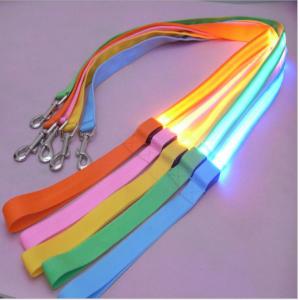 Promotion Retractable Led Pet Dog Harness dog Leash and Collar Set With Led Light