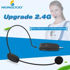 China Handheld Headset 2 in 1 2.4G Wireless Microphone Speech Headset Megaphone Mic for Loudspeaker Teach Meeting Tour Guide supplier