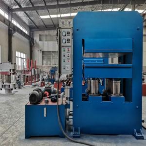 China 100T 5.5KW Rubber Heat Press Machine Rubber Tile Vulcanizing  Press supplier