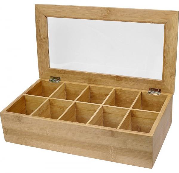 hot sell tea packaging box bamboo box for tea with 10 component for high quality