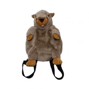 China 35cm Marmot Stuffed Toy Backpack Memorial Gift Realistic supplier