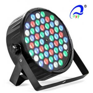 China Plastic Body 54 PCS 1W LED Par Can Light Bulbs RGBW Sound Activated For TV Studios supplier
