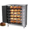 Rotisserie Machine for Large Capacity Automatic Chicken Grill and Commercial Barbecue