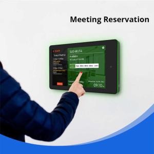 China 10.1インチ RK3288 Android会議室予約タブレット、NFC、POE、LEDライトバー搭載 supplier
