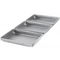 China RK Bakeware China Foodservice NSF 4 Straps Pullman Loaf Pans , Aluminized Steel Bread Loaf Pan Sandwich Box on sale