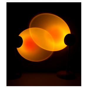 Sunset Projection LED Atmosphere Lamp Indoor 31cm Height With USB Cable