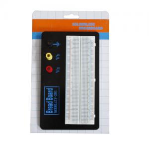 Black Aluminum Backing Plate Solderless 830 Breadboard