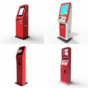 China Airport Hotel Self Check In Kiosk With Face Recognition Dispenser supplier