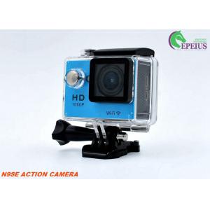 China 2 Screen Full Hd 1080p Action Camera , Waterproof 30M WIFI 4k Sports Camera supplier