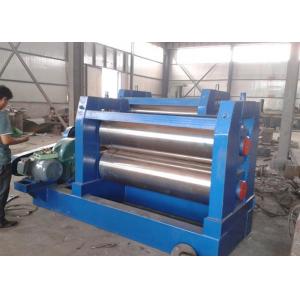 China PLC Control Sheet Flattening Machine , 7.5KW Blue Sheet Leveling Machine supplier