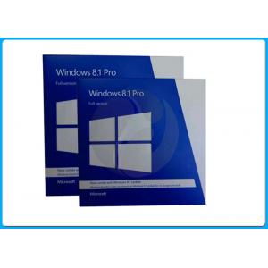 China 32 Bit / 64 Bit Microsoft Windows 8.1 - Full Version Retail Box For Computer supplier