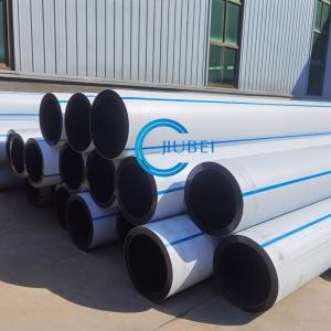 China White Black Co Extruded PN10 ISO4427 HDPE Pipe With Excellent Corrosion Resistance wholesale