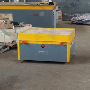 China Stepless Speed Motorized Transfer Cart AC Motor 2 Tons For Material Handling supplier