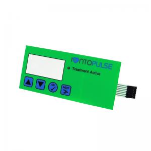 China Electrical Equipment Membrane Switch Keypad With Embossed Keys supplier