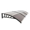 China Lightweight 240cm Polycarbonate Window Door Awning wholesale